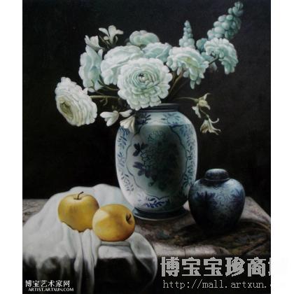 埃拉(金英姬) 装饰画 — 《静物花卉》— 05 类别: 静物油画J