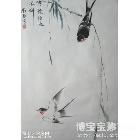 刘超 传统花鸟画 柳燕 写意花鸟画作品 类别: 写意花鸟画